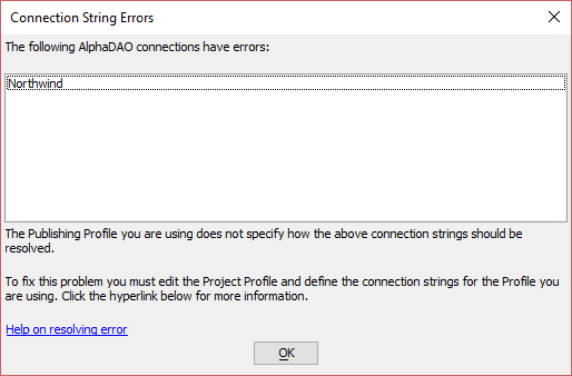 Connection String Error1